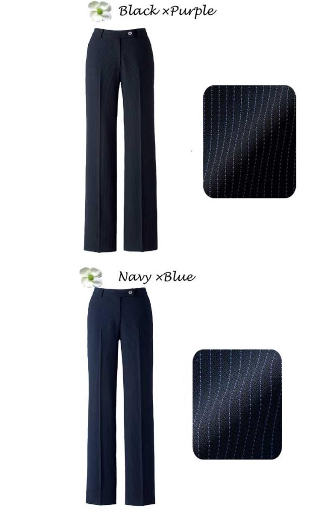 事務服 制服 BON ボンマックス ストレートパンツ LP6718 大きいサイズ