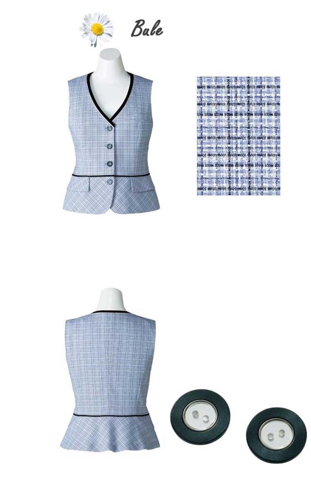 事務服 制服 BON ボンマックス ベスト 春夏 LV1754 大きいサイズ21号_2