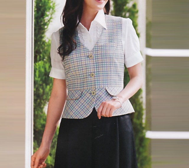 事務服 制服 BONMAX(ボンマックス) ベスト LV1730 春夏の通販はau PAY