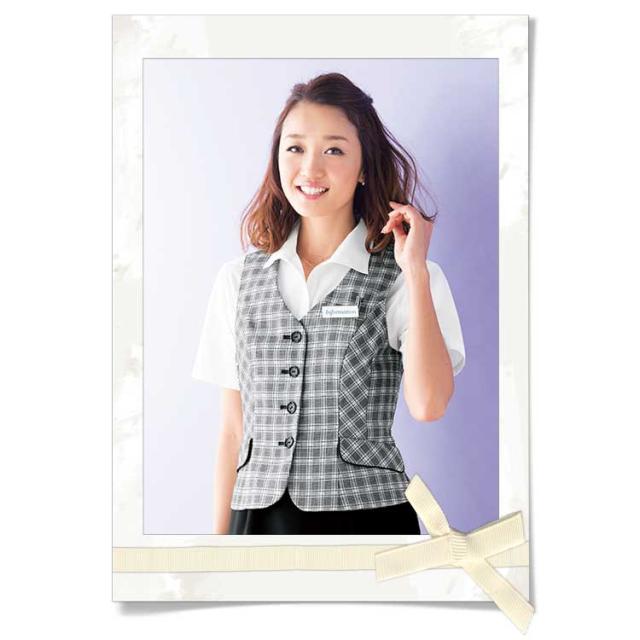 事務服 制服 フォーク ヌーヴォ ベスト FV35900 FOLK nuovo_2