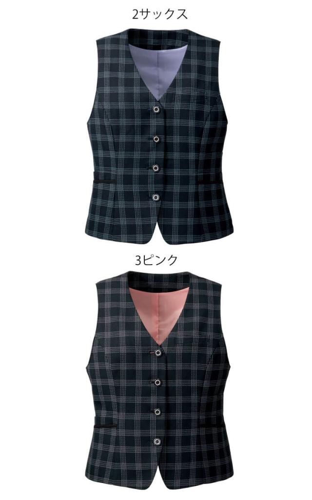 事務服 制服 オフィス FOLK フォーク nuovo ヌーヴォ ベスト FV36463 サイズ19〜23号_1