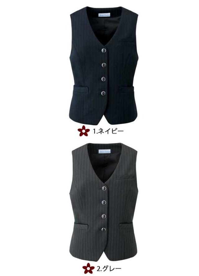 事務服 制服 セレクトステージ 神馬本店 ベスト SA410V サイズ17号・19号_1