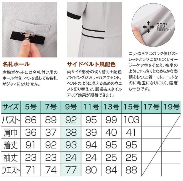 事務服 制服 シャンナーレ shannale ワンピース WN50W  神馬本店_4