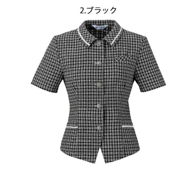 事務服 制服 en joie アンジョア オーバーブラウス 2950 大きいサイズ