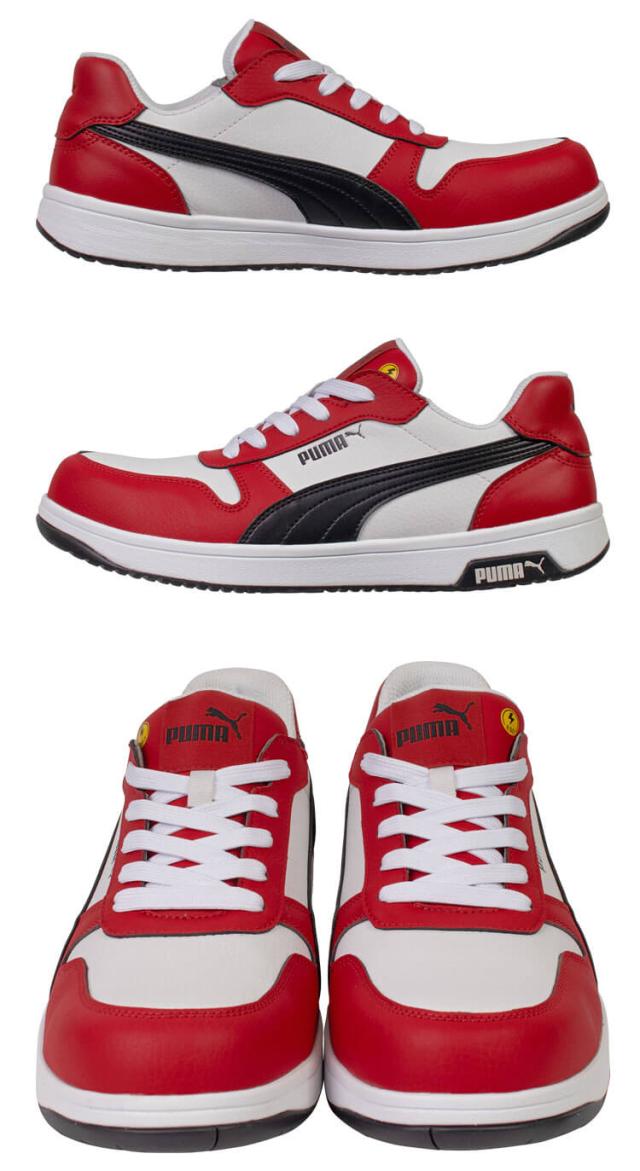 [即日発送]安全靴 PUMA プーマ FRONTCOURT LOW 64208.0 64209.0 軽量 セーフティシューズ