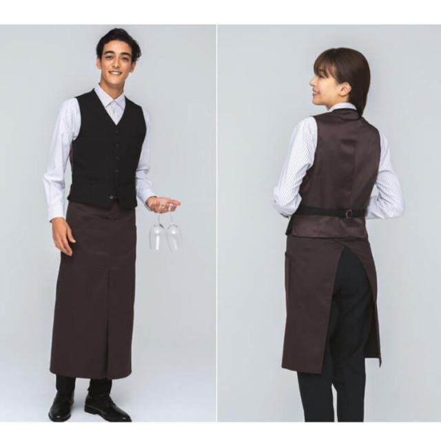 飲食サービス系ユニフォーム SERVO サーヴォ ベスト VE-159 男女兼用 飲料店 レストラン カフェ キッチン 制服 ユニフォーム