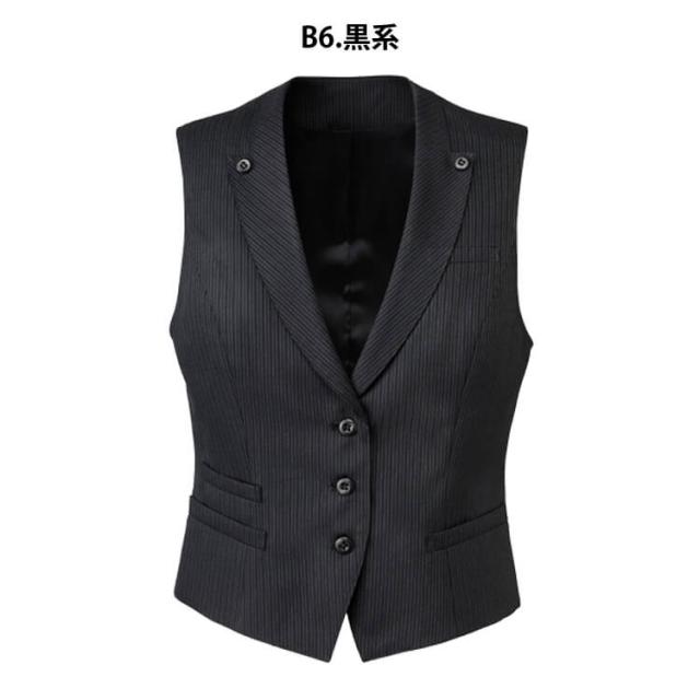 飲食サービス系ユニフォーム SERVO サーヴォ ベスト VE-320 女性用 飲料店 レストラン カフェ キッチン 制服 ユニフォーム ストライプ