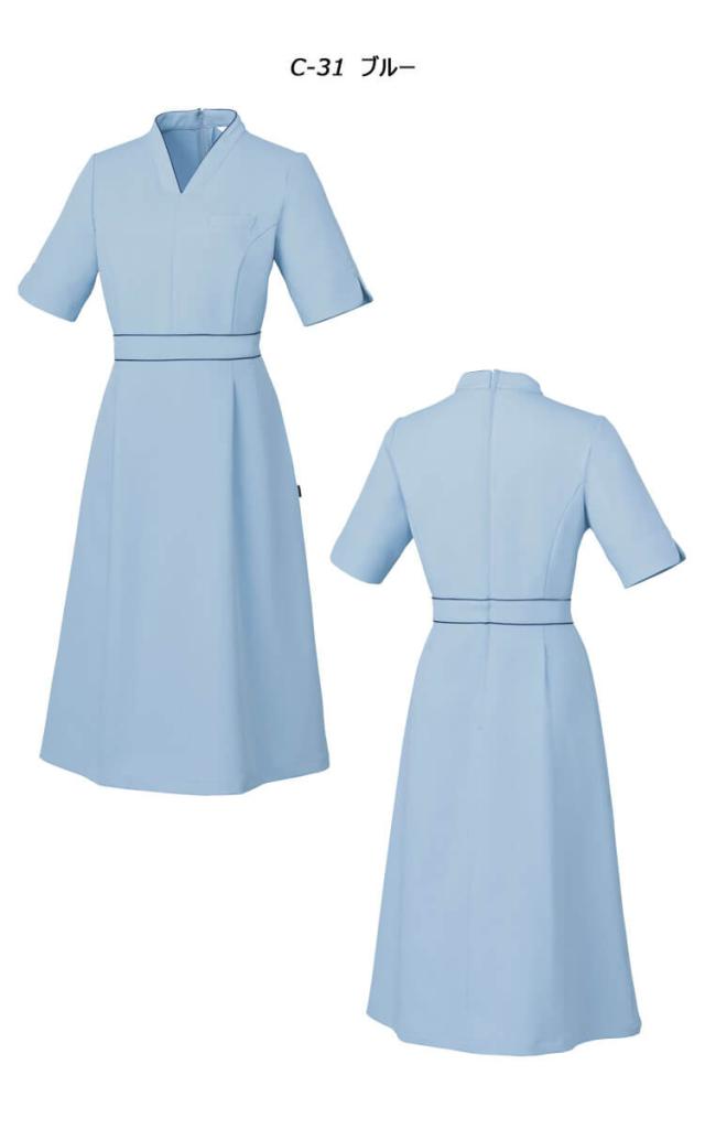 医療 介護 看護 制服 MICHEL KLEIN ミッシェルクラン ワンピース MK-0071 UNITE ユナイト_1