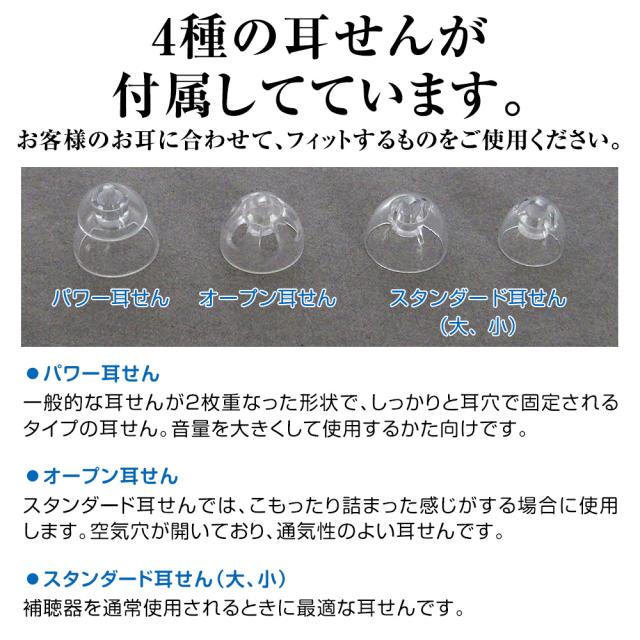 外耳道レシーバー式(RIC式)耳かけ型デジタル補聴器アクトスMNR 片耳用_7