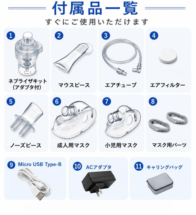 バッテリー式ネブライザ 携帯型吸入器 (小児マスク付）beurer ボイラー