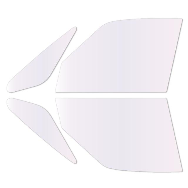 断熱機能付 オーロラフィルム(サイレントタイプ) 透過率85％ ニッサン セレナ (C27/GC27/GFC27/GFNC27/GNC27) カット済みカーフィルム フロントドアセット_1