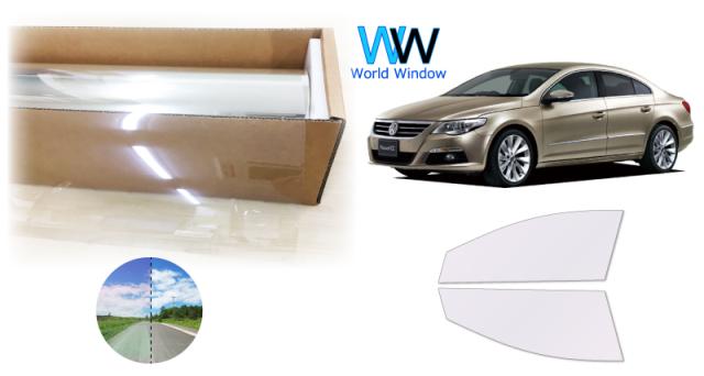 断熱機能付 オーロラフィルム(サイレントタイプ) 透過率85％ フォルクス・ワーゲン ワーゲン パサート CC (3CBWSC/3CCAWC/3CCCZC/3CCDAC) カット済みカーフィルム フロントドアセットの通販は