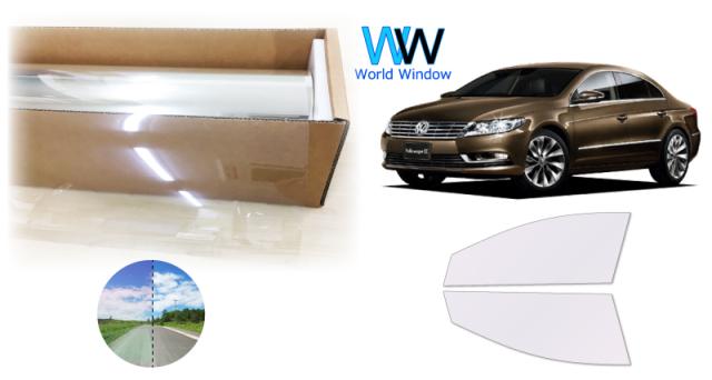 断熱機能付 オーロラフィルム(サイレントタイプ) 透過率85％ フォルクス・ワーゲン ワーゲン CC (3CBWSC/3CCAWC/3CCCZC/3CCDAC) カット済みカーフィルム フロントドアセット