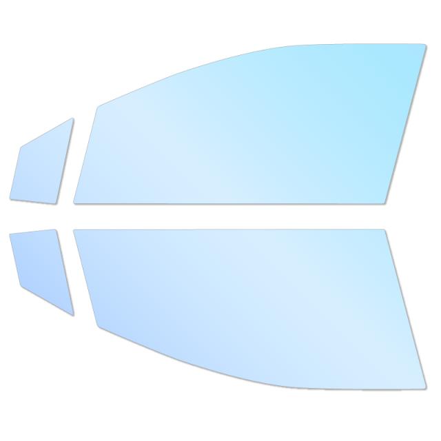 オーロラフィルム (ピュアゴースト88) 遮熱フィルム 透過率88％ トヨタ カローラスポーツ (E210系 NRE210H/NRE214H/ZWE211H/ZWE213H) カット済みカーフィルム フロントドアセット オーロラタイプ ゴーストタイプ ホログラフィック カメレオンフィルムの通販は