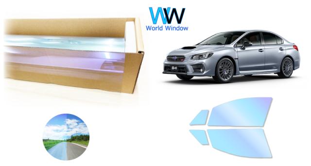 オーロラフィルム (ピュアゴースト88) 遮熱フィルム 透過率88％ スバル WRX S4 (VAG/VAB) カット済みカーフィルム フロントドアセット オーロラタイプ ゴーストタイプ ホログラフィック カメレオンフィルムの通販は 12,480円