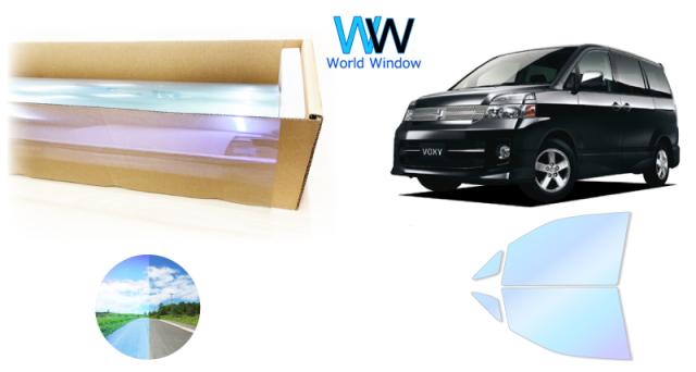 オーロラフィルム (ピュアゴースト88) 遮熱フィルム 透過率90％ トヨタ ヴォクシー(VOXY) (60系) カット済みカーフィルム フロントドアセット オーロラタイプ ゴーストタイプ ホログラフィック カメレオンフィルムの通販は 11,680円