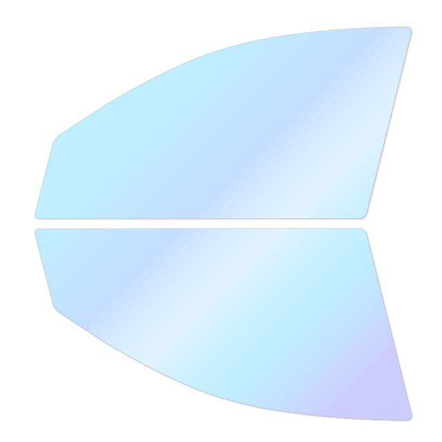 オーロラフィルム (ピュアゴースト88) 遮熱フィルム 透過率90％ ニッサン フーガ (Y51) カット済みカーフィルム フロントドアセット オーロラタイプ ゴーストタイプ ホログラフィック カメレオンフィルムの通販は