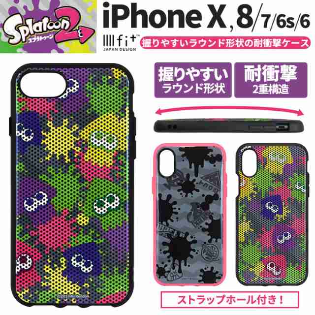 Iphonex Iphone8 7 6s 6 スプラトゥーン 耐衝撃ケース Iiiifi ストラップホール付 キャラクター グッズ Pc Tpu かっこいい Spla の通販はau Pay マーケット すまほグッズのtmc