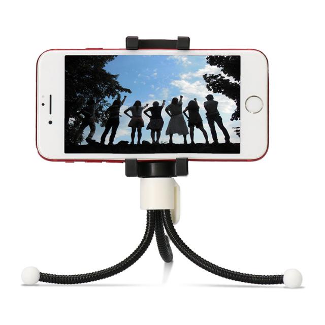 Iphone スマホ ミニ三脚 ホワイト フレキシブルアーム 曲げ伸ばし自由 固定クリップ 標準ネジ採用 角度調整可能 コンデジ対応 P Stmnwhの通販はau Pay マーケット すまほグッズのtmc