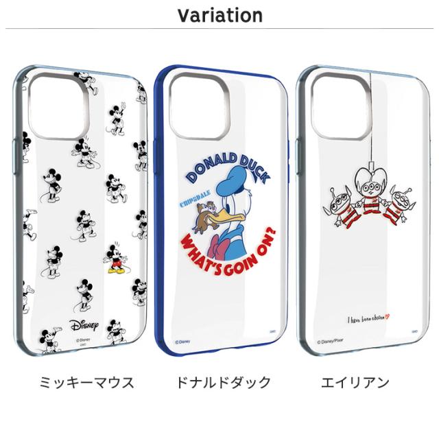 ディズニー Iphone11 Pro 耐衝撃ケース Iiiifit クリア ハイブリッドケース ストラップホール付 ミッキー ドナルド エイリアン Dn 652の通販はau Pay マーケット すまほグッズのtmc
