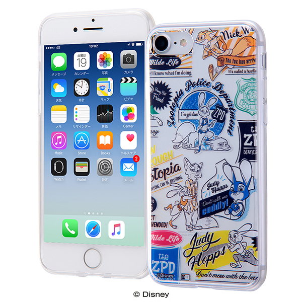 ディズニー Iphone8 7 ハイブリッドケース クラシック 耐衝撃 カバー クリア キャラ イングレム Ij Dp7tp Z16の通販はau Pay マーケット すまほグッズのtmc