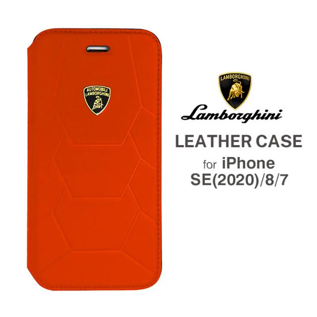 ランボルギーニ 公式ライセンス商品 Iphonese 8 7 手帳型ケース オレンジ 本革 カバー ロゴ 車 ブランド Lb Tpufcip7 Av D7 Oeの通販はau Pay マーケット すまほグッズのtmc