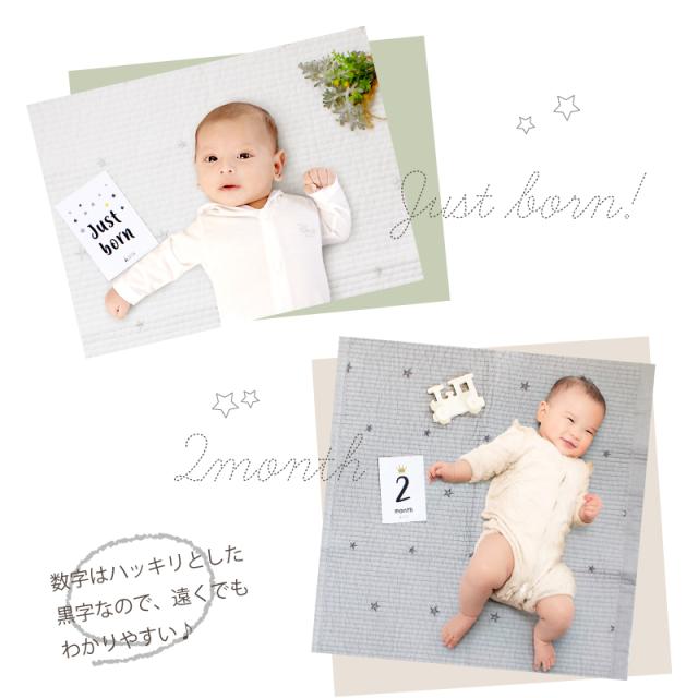 出産祝い 月齢カード 記念日 マンスリーカード ベビー 男の子 女の子 月齢フォト 誕生日 100日 ベビーマンスリーカード の通販はau Pay マーケット おむつケーキの店ベビーアルテ