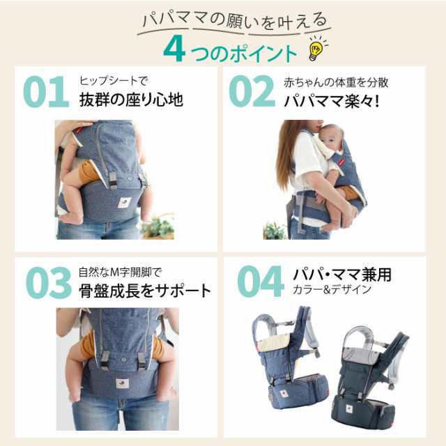 超歓迎 ミキハウス抱っこ紐 - ベビー家具/寝具/室内用品