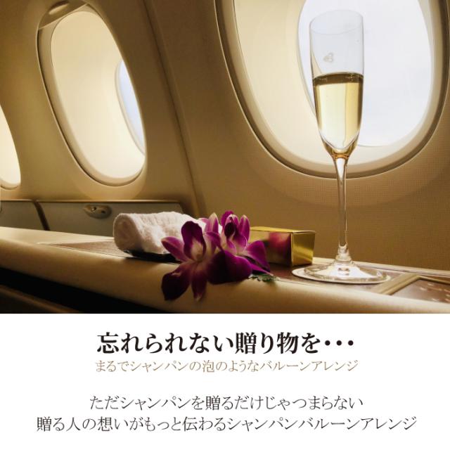 バルーンギフト シャンパン付 モエ エ シャンドン アイス ロゼ 750ml 電報 祝電 結婚祝い 誕生日 父の日 母の日 プレゼント ギフト お酒付き バルーンアレンジ_1