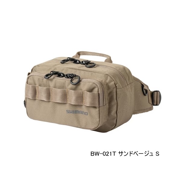 ≪'23年3月新商品！≫ シマノ ヒップバッグ BW-021T サンドベージュ S