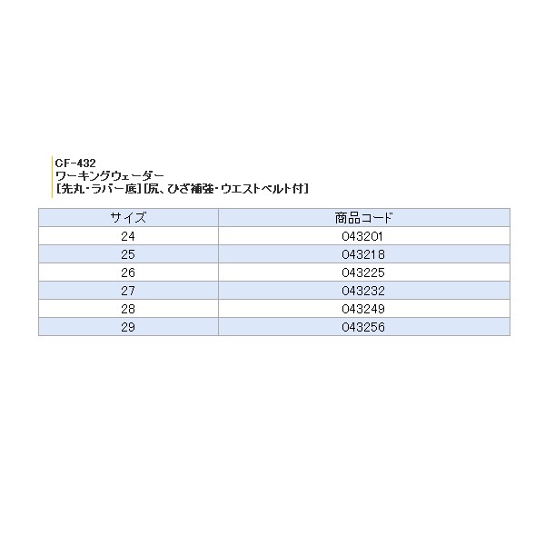 阪神素地 CF-485 胴付長靴 ハイブリッド ラバー底 先丸 26.0cm CF-485