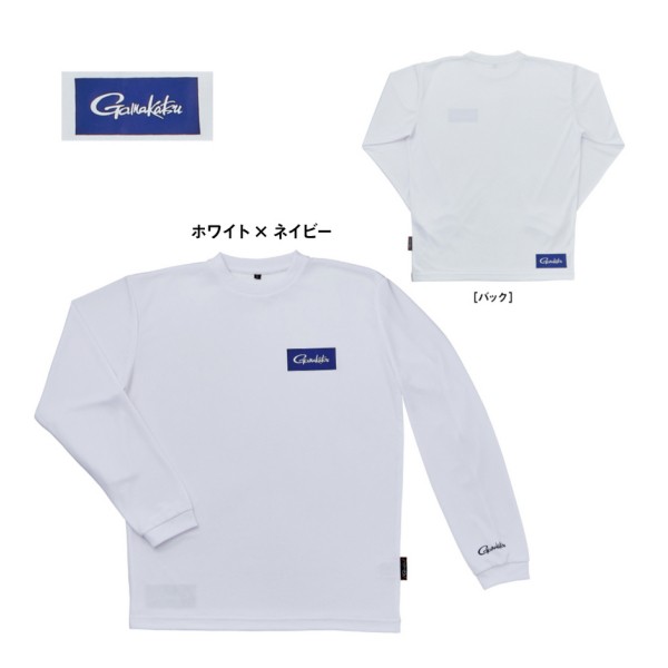 ≪'21年2月新商品！≫ がまかつ ロングスリーブTシャツ GM-3657 ホワイト×ネイビー Lサイズの通販はau PAY マーケット -  総合釣具販売フーガショップ2