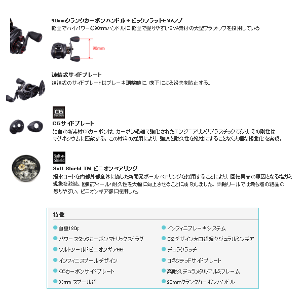 18年3月新商品 アブガルシア レボ エリート7 6 Ib Revo Elite7 Ibの通販はau Pay マーケット 総合釣具販売フーガショップ2