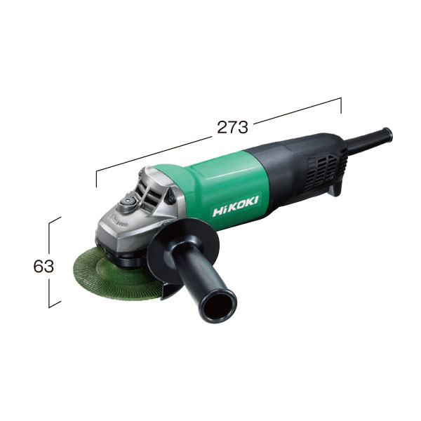 HiKOKI-ハイコーキ(旧:日立工機)電気ディスクグラインダG10SQ2【日本全国送料無料】【代引き発送不可】【ポイント消化にどうぞ】オフィスに工場に職人さんにDIY女子に