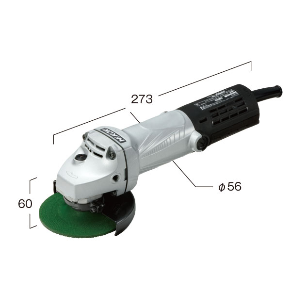 HiKOKI-ハイコーキ(旧:日立工機)電気ディスクグラインダG10SH5(SS)【日本全国送料無料】【代引き発送不可】【ポイント消化にどうぞ】オフィスに工場に職人さんにDIY女子に