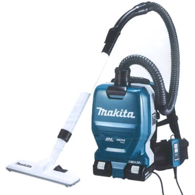 【充電式背負クリーナVC261DZ】クリーナー 18V×2本→36V(別販売品)吸込み仕事率95W(パワフルモード)】 コードレス ショルダーオフィスに工場に職人さんにDIY女子に