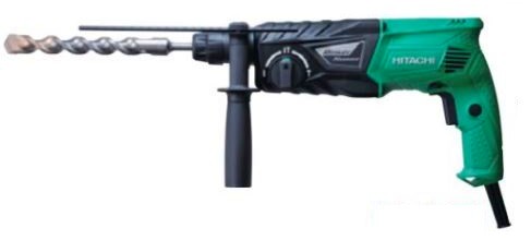 HiKOKI-ハイコーキ(旧:日立工機) ロータリハンマドリル DH24PH 【日本全国送料無料】【代引き発送不可】【ポイント消化にどうぞ】 グリーン ハイコーキ(旧:日立工機) コード式 電源コードタイプオフィスに工場に職人さんにDIY女子のお母さんに