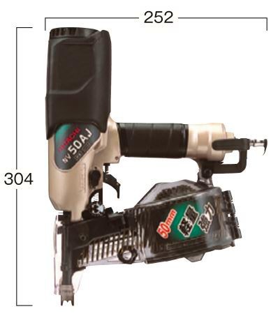 HiKOKI-ハイコーキ(旧:日立工機) ロール釘打機 NV50AJ 【日本全国送料無料】【代引き発送不可】【ポイント消化にどうぞ】 ゴールド ハイ