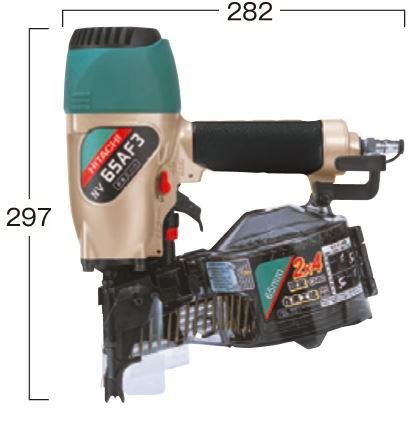 HiKOKI-ハイコーキ(旧:日立工機) ロール釘打機 NV65AF3 【日本全国送料無料】【代引き発送不可】【ポイント消化にどうぞ】 ゴールド ハイ