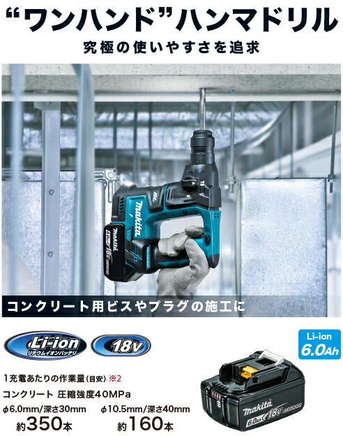 送料無料】マキタ makita 17mm充電式ハンマドリル【HR171DRGX】18V 