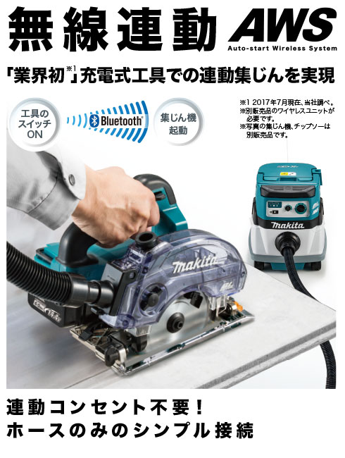 送料無料Bluetoothで無線連動 マキタ makita 125mm 充電式防じん