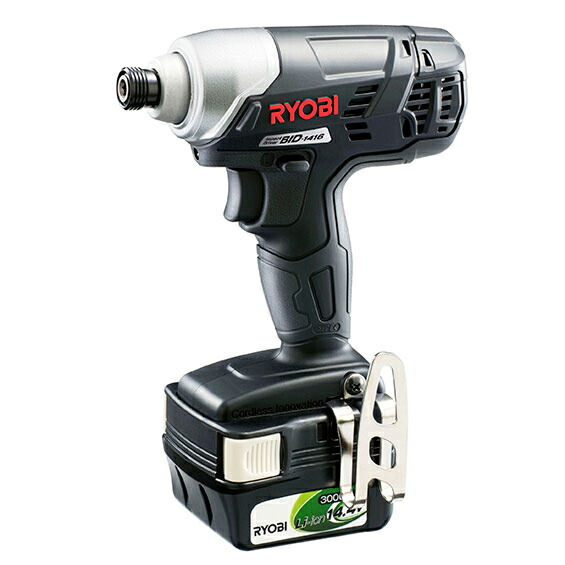 [新品税込] RYOBI/リョービ(京セラ) インパクトドライバ BID-1416 電池パック(14.4V、3【日本全国送料無料】【代引き発送不可】【ポイント消化にどうぞ】】 リョービ(京セラ)オフィスに工場に職人さんにDIY女子に