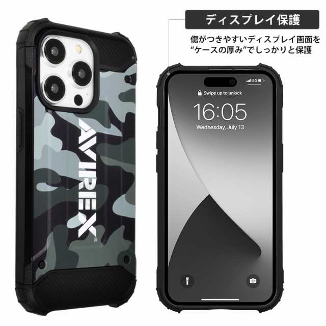 スマホケース iphone15 ケース iphone15pro ケース ブランド AVIREX