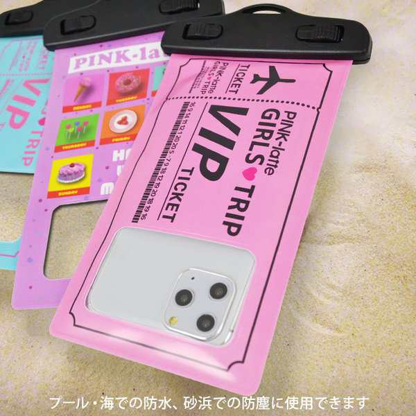 多機種対応 Pink Latte ピンクラテ 防水ポーチ 年 防水 防滴 マルチ ポーチ スマホ アクセサリ スマートフォン Iphone Xperia Galaxyの通販はau Pay マーケット M Fａｃｔｏｒｙ