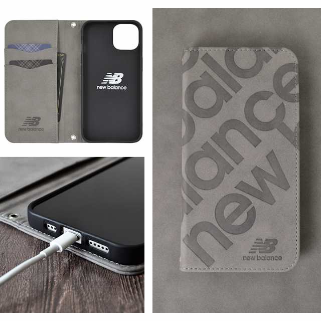 iphone14 ケース ブランド ニューバランス New Balance スタンプロゴスエード 手帳ケース スマホケース iphone 14proケース  手帳型 iphonの通販はau PAY マーケット - スマホケースのM-factory