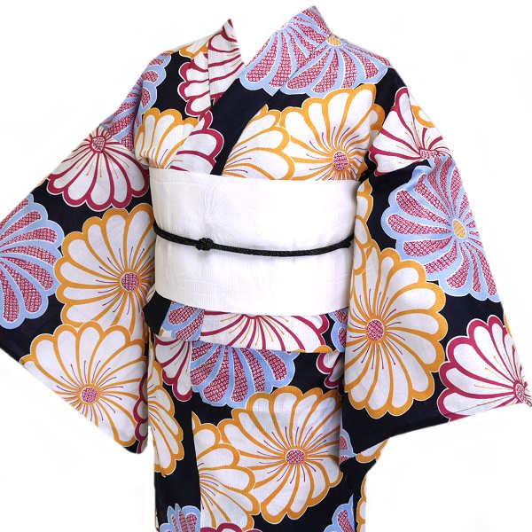 着物美人 送料無料 浴衣 3点セット 綿麻 変り織り 女浴衣 浴衣女性 半幅帯白 帯締め 浴衣帯 帯付き 浴衣セット 街着 女性用 M F L 155 16の通販はau Pay マーケット 着物美人