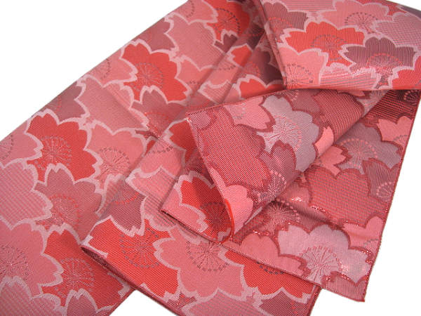 着物美人 送料無料 兵児帯 へこおび 日本製 浴衣帯 帯 兵児帯赤 浴衣帯赤 帯赤 兵児帯ラメ 浴衣帯ラメ 帯ラメ 浴衣兵児帯 着物兵児帯 兵児帯女 浴衣帯女 兵児帯女性 浴衣帯女性 兵児帯女の子 浴衣帯女の子 女性 女の子 着物 浴衣用 【 赤 ラメ 桜 】D466505Eの通販は