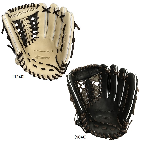 SSK-proedge 軟式用野球グローブ 黒/白 送料無料 SSK エスエスケイ