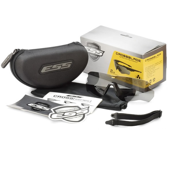 送料無料 ESS サングラス CROSSBLADE 2LS スポーツ 交換レンズ付き