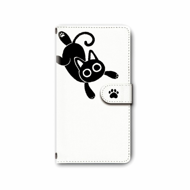 スマホ ケース カバー 手帳型 Iphone Ipod Iphone11 Iphonese アイフォン 送料無料 猫 ねこ 黒猫 キャラクター 肉球 足跡 全種類 Dc の通販はau Pay マーケット プリスマ スマホケース専門店